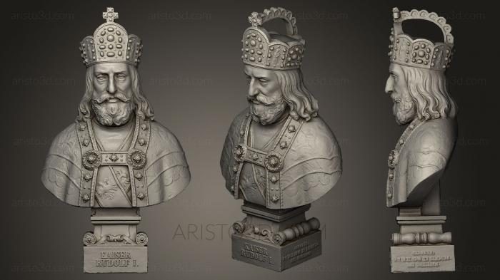 Busts and bas-reliefs of famous people (BUSTC_0541) 3D model for CNC machine